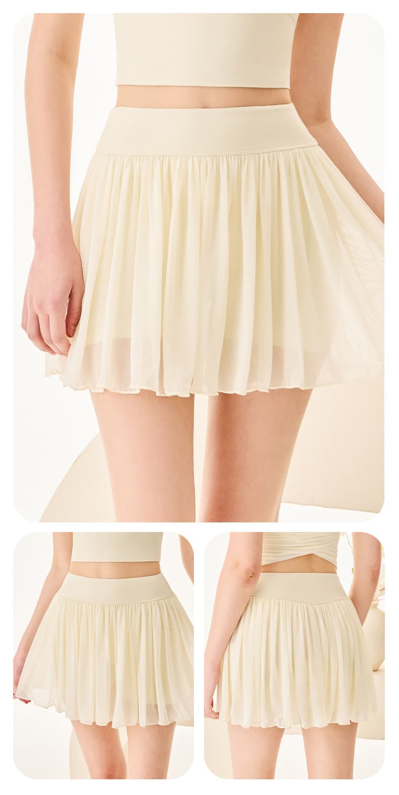 Flaballet Set with cross-back bra top