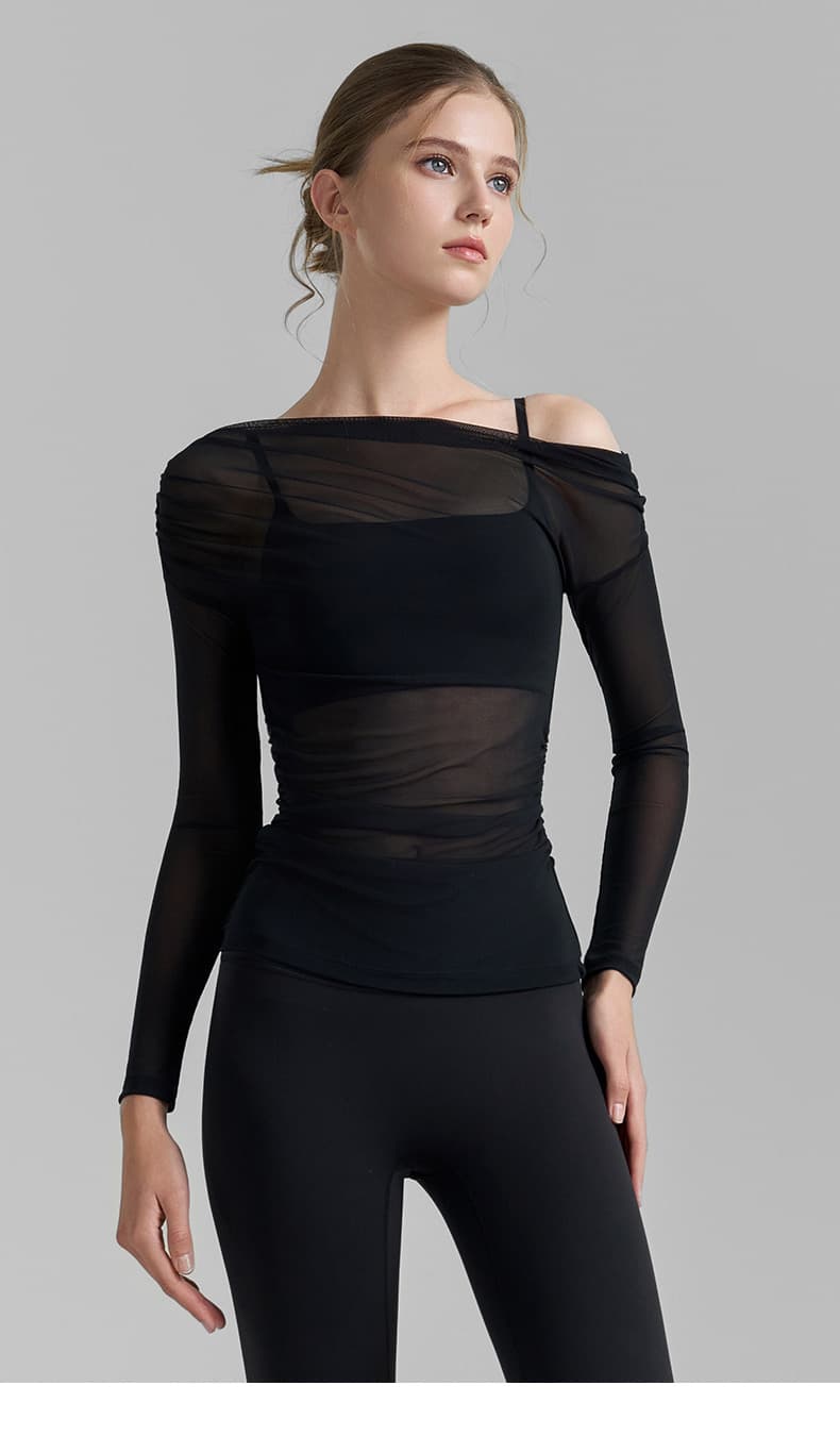 Ballet Layer Wrap Top – Ultra-Light Breathable Layer with Tech Stretch