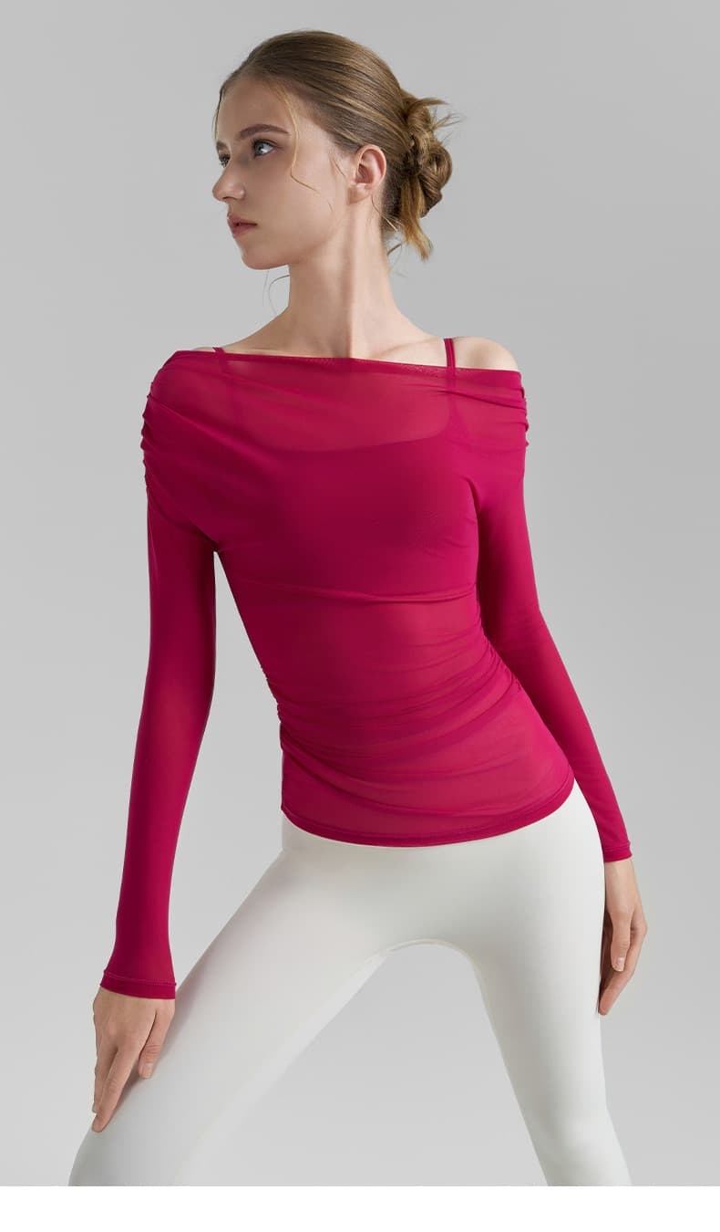 Ballet Layer Wrap Top – Ultra-Light Breathable Layer with Tech Stretch