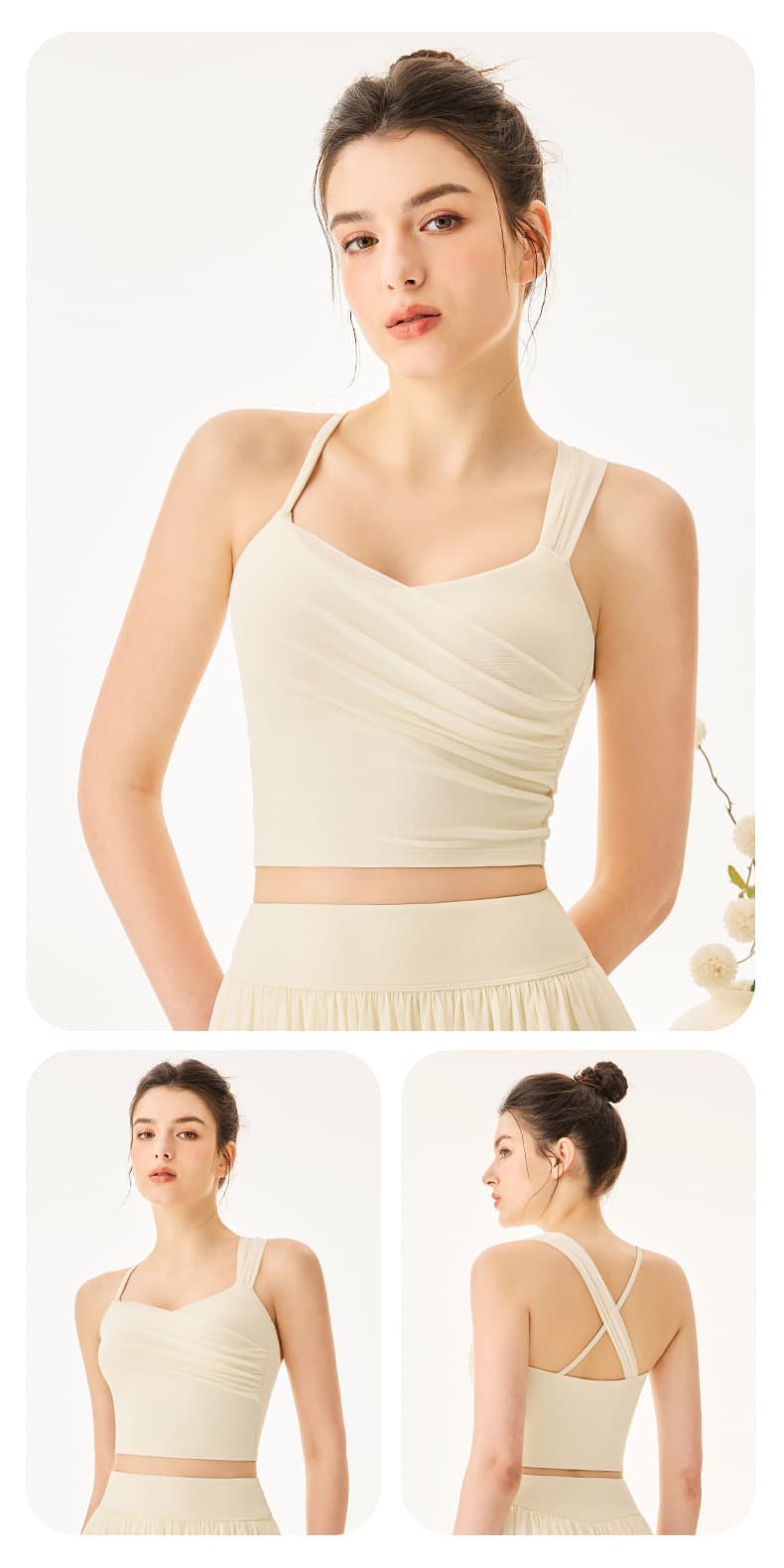 sustainable recycled tulle skirt